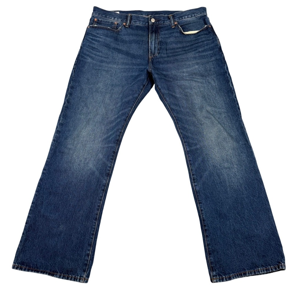 Gap Mens Bootcut Jeans 38x32 Medium Wash Blue 100% Cotton Denim Western Rodeo